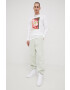 adidas Originals longsleeve din bumbac HC2126 culoarea alb cu imprimeu HC2126-WHT/MLTC - Pled.ro