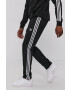 adidas Originals Pantaloni H09115 bărbați culoarea negru material neted H09115-BLACK - Pled.ro