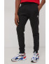 adidas Originals pantaloni de bumbac HD9779 femei culoarea bej cu imprimeu HD9779-WONWHI - Pled.ro