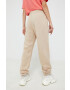 adidas Originals pantaloni de trening femei culoarea bej neted HJ7865-MAGBEI - Pled.ro