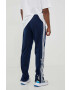 adidas Originals pantaloni de trening culoarea albastru marin cu imprimeu - Pled.ro