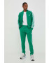 adidas Originals pantaloni de trening culoarea verde cu imprimeu - Pled.ro