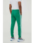 adidas Originals pantaloni de trening culoarea verde cu imprimeu - Pled.ro