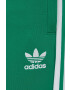 adidas Originals pantaloni de trening culoarea verde cu imprimeu - Pled.ro