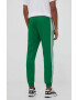 adidas Originals pantaloni de trening culoarea verde cu imprimeu - Pled.ro