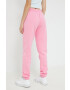 adidas Originals pantaloni de trening femei culoarea roz neted HJ7848-BLIPNK - Pled.ro