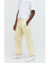 adidas Originals pantaloni de trening barbati culoarea galben neted - Pled.ro