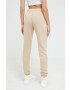 adidas Originals pantaloni de trening femei culoarea bej neted HJ7850-MAGBEI - Pled.ro