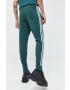 adidas Originals pantaloni de trening barbati culoarea verde cu imprimeu - Pled.ro