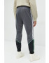 adidas Originals pantaloni de trening barbati culoarea gri cu imprimeu - Pled.ro