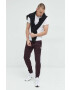 adidas Originals pantaloni de trening barbati culoarea bordo neted - Pled.ro