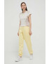 adidas Originals pantaloni de trening culoarea galben neted - Pled.ro