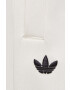 adidas Originals pantaloni de trening culoarea bej cu imprimeu - Pled.ro