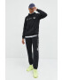 adidas Originals pantaloni de trening din bumbac barbati culoarea negru cu imprimeu - Pled.ro