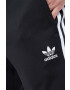 adidas Originals pantaloni de trening din bumbac culoarea negru cu imprimeu - Pled.ro