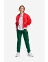 adidas Originals pantaloni de trening din bumbac culoarea verde neted IA6480-green - Pled.ro