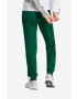 adidas Originals pantaloni de trening din bumbac culoarea verde neted IA6480-green - Pled.ro