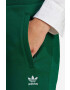 adidas Originals pantaloni de trening din bumbac culoarea verde neted IA6480-green - Pled.ro