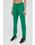 adidas Originals pantaloni de trening din bumbac culoarea verde neted - Pled.ro