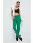 adidas Originals pantaloni de trening din bumbac culoarea verde neted - Pled.ro