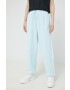 adidas Originals pantaloni de trening din bumbac femei neted HM2144-ALMBLU - Pled.ro