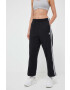 adidas Originals pantaloni de trening din bumbac Open Hem Pant culoarea negru uni IC5505 - Pled.ro