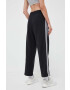 adidas Originals pantaloni de trening din bumbac Open Hem Pant culoarea negru uni IC5505 - Pled.ro