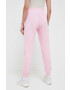 adidas Originals pantaloni de trening din bumbac culoarea roz cu imprimeu - Pled.ro