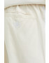 adidas Originals pantaloni de trening din bumbac barbati culoarea bej cu imprimeu - Pled.ro