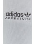 adidas Originals pantaloni de trening Hyperturf Adventure culoarea gri cu imprimeu - Pled.ro