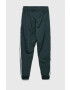 adidas Originals pantaloni de trening pentru copii culoarea verde neted - Pled.ro