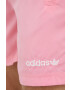 adidas Originals pantaloni scurti de baie culoarea roz - Pled.ro