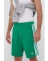 adidas Originals pantaloni scurti din bumbac culoarea verde - Pled.ro