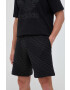 adidas Originals pantaloni scurti din bumbac culoarea negru - Pled.ro