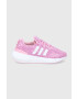 adidas Originals Pantofi copii Swift Run 22 GW8177 culoarea roz - Pled.ro