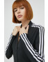 adidas Originals rochie culoarea negru midi mulata - Pled.ro