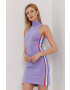 adidas Originals Rochie culoarea violet mini mulat - Pled.ro