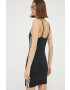 adidas Originals rochie culoarea negru mini mulata IB7401-black - Pled.ro