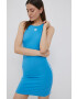 adidas Originals rochie Adicolor HC2044 culoarea turcoaz mini mulata HC2044-APSKRU - Pled.ro