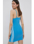 adidas Originals rochie Adicolor HC2044 culoarea turcoaz mini mulata HC2044-APSKRU - Pled.ro