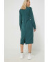 adidas Originals rochie Always Original culoarea verde mini mulata - Pled.ro