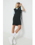 adidas Originals rochie din bumbac culoarea negru mini drept HM2134-BLACK - Pled.ro