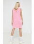 adidas Originals rochie din bumbac culoarea roz mini drept - Pled.ro