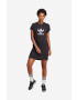 adidas Originals rochie din bumbac culoarea negru mini drept IC5483-black - Pled.ro