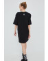 adidas Originals rochie din bumbac HT6917 culoarea negru mini oversize - Pled.ro