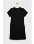 adidas Originals rochie fete culoarea negru mini drept - Pled.ro