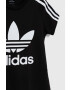 adidas Originals rochie fete culoarea negru mini drept - Pled.ro