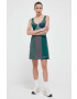 adidas Originals rochie Ksenia Schnaider culoarea verde mini mulata - Pled.ro