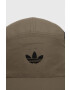 adidas Originals sapca culoarea verde neted - Pled.ro