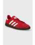 adidas Originals sneakers din piele intoarsă culoarea rosu - Pled.ro